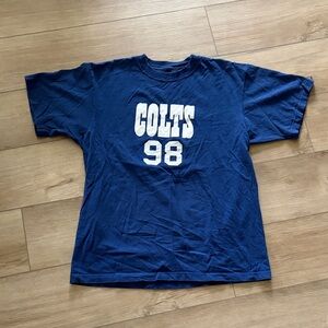 Reebok Navy Blue Colts Graphic Tee